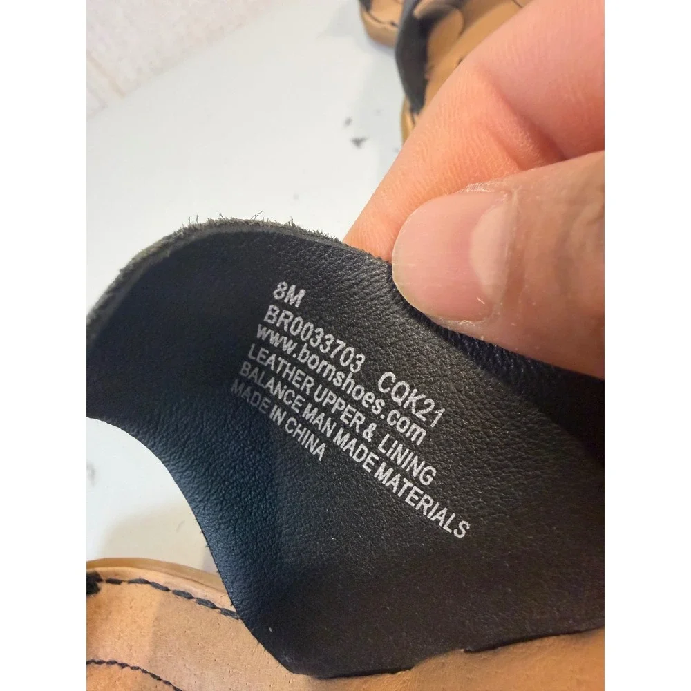 Born women‎ black sandals size 8M